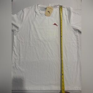 Tommy Bahama White Tee with Red logo “ill drink to vat” Tee shirt NWT Size:M